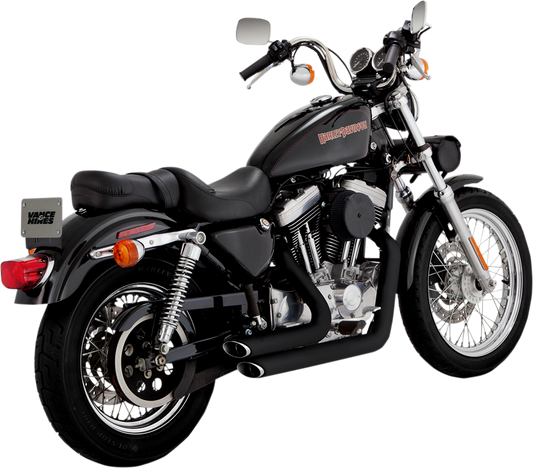 Shortshots Staggered Exhaust System | Shortshots Staggered Exhaust System - Black