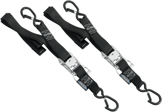 1-1/2" Ratchet Tie-Downs | Ratchet Tie-Downs - 1-1/2" x 6' - Black