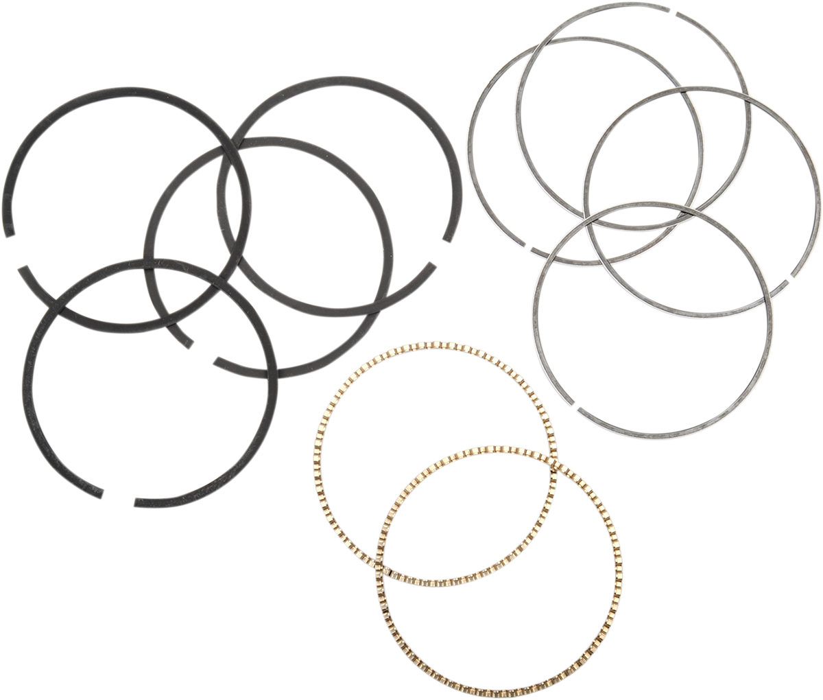 Replacement Ring Set for S&S Pistons | Replacement Piston Rings - 4.000" - +0.010"