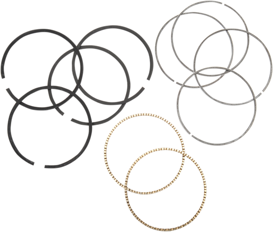 Replacement Ring Set for S&S Pistons | Replacement Piston Rings - 4.000" - +0.010"