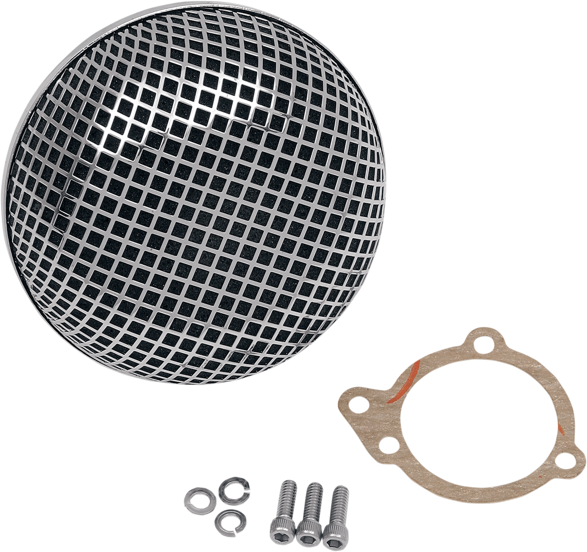 "Bob" Retro-Style Air Cleaner Kit | "Bob" Retro-Style Air Cleaner Kit - Chrome