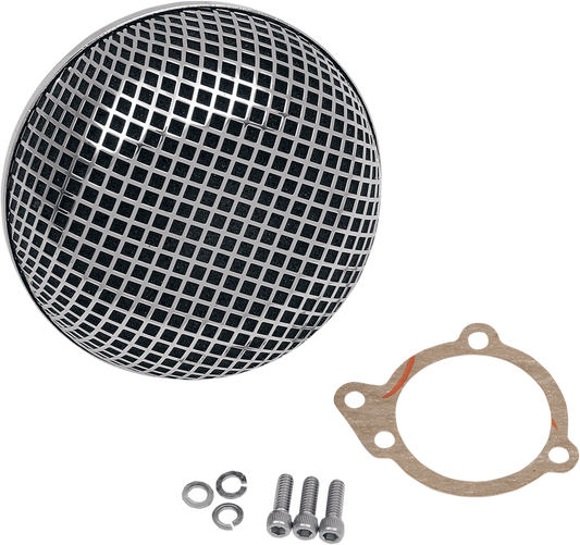 "Bob" Retro-Style Air Cleaner Kit | "Bob" Retro-Style Air Cleaner Kit - Chrome