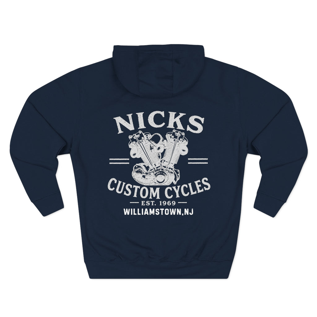 Nick's Custom Cycles Hoodie (FRONT AND BACK)