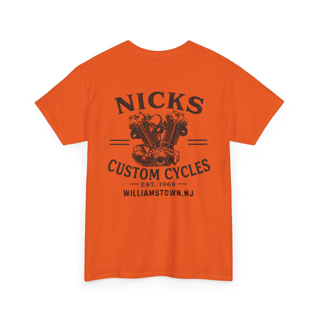 Nick's Custom Cycles T-Shirt (FRONT AND BACK)