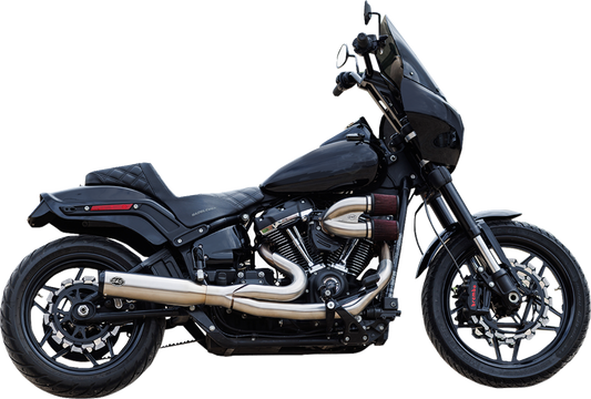 2-into-1 Qualifier Exhaust System | 2-into-1 Qualifier Exhaust System - 50-State - Silver - Softail