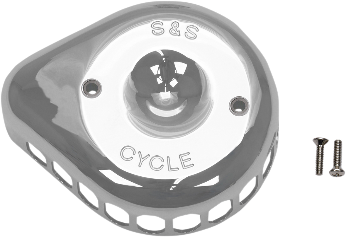 Stealth Air Cleaner Cover | Air Cleaner Cover - Mini Teardrop - Chrome
