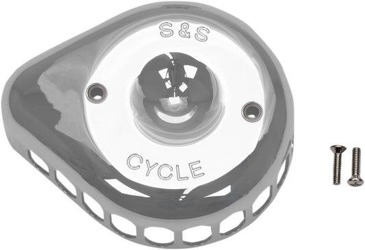 Stealth Air Cleaner Cover | Air Cleaner Cover - Mini Teardrop - Chrome