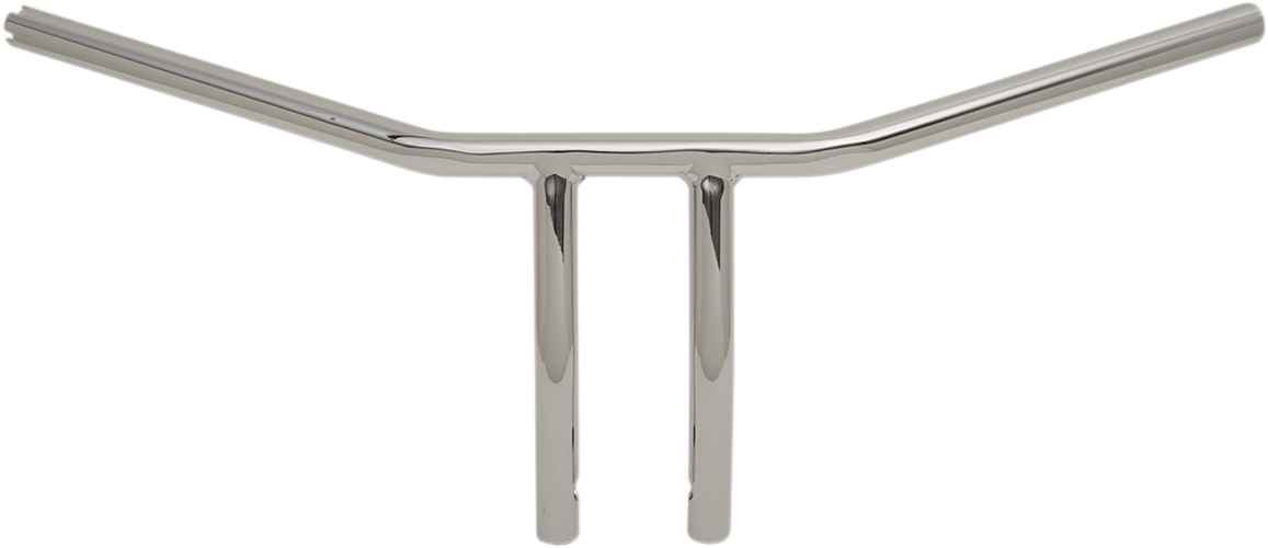 1" T-Bar | 1" T-Bar - Dimpled - Curved - 8" - Chrome