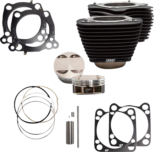 Cylinder Kit | Cylinder Kit - 4.500" Stroke - Wrinkle Black w/o Highlight - M8