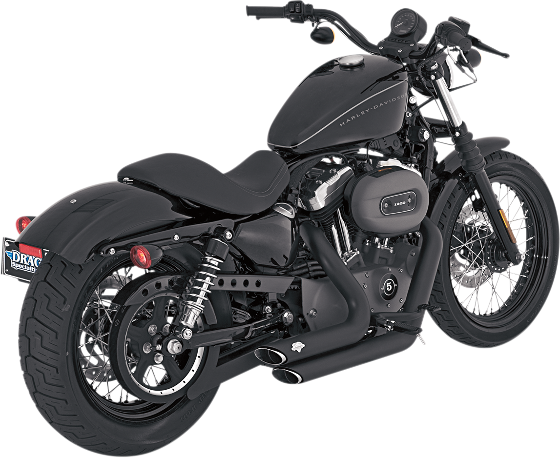 Shortshots Staggered Exhaust System | Shortshots Staggered Exhaust System - Black