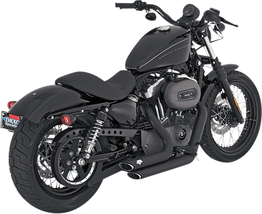 Shortshots Staggered Exhaust System | Shortshots Staggered Exhaust System - Black