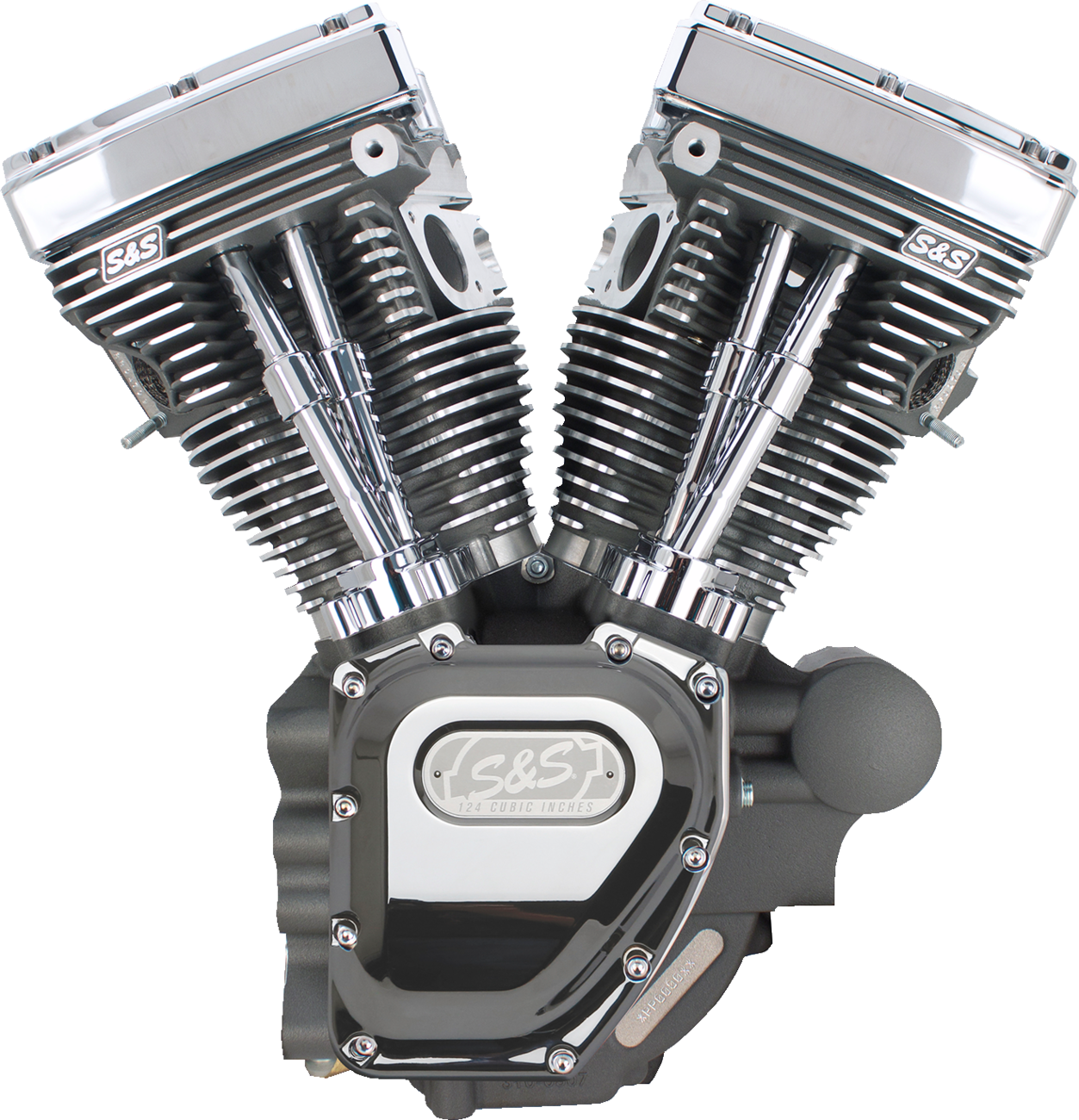 T124 Low Compression Long Block Engine | T124 Long Block Engine - Stone Gray - Touring