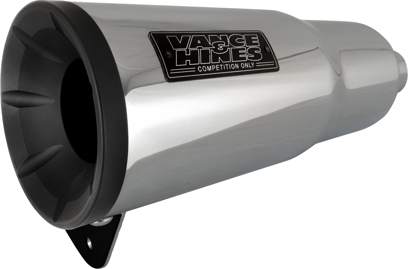 Hi-Output Slip-On Muffler | Hi-Output Slip-On Muffler - Chrome - Indian Scout/Bobber