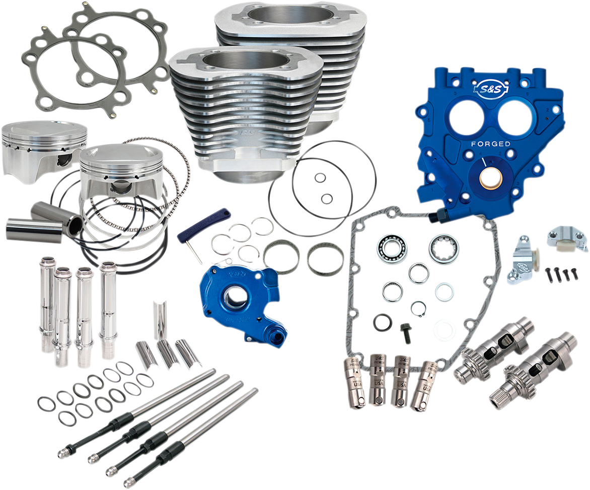 100" Power Package Engine Performance Kit | 100" Power Package - 585CE - Chain Drive - Silver - Twin Cam 88