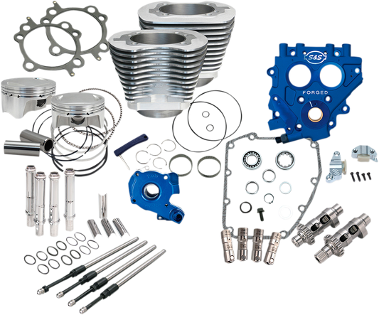 100" Power Package Engine Performance Kit | 100" Power Package - 585CE - Chain Drive - Silver - Twin Cam 88