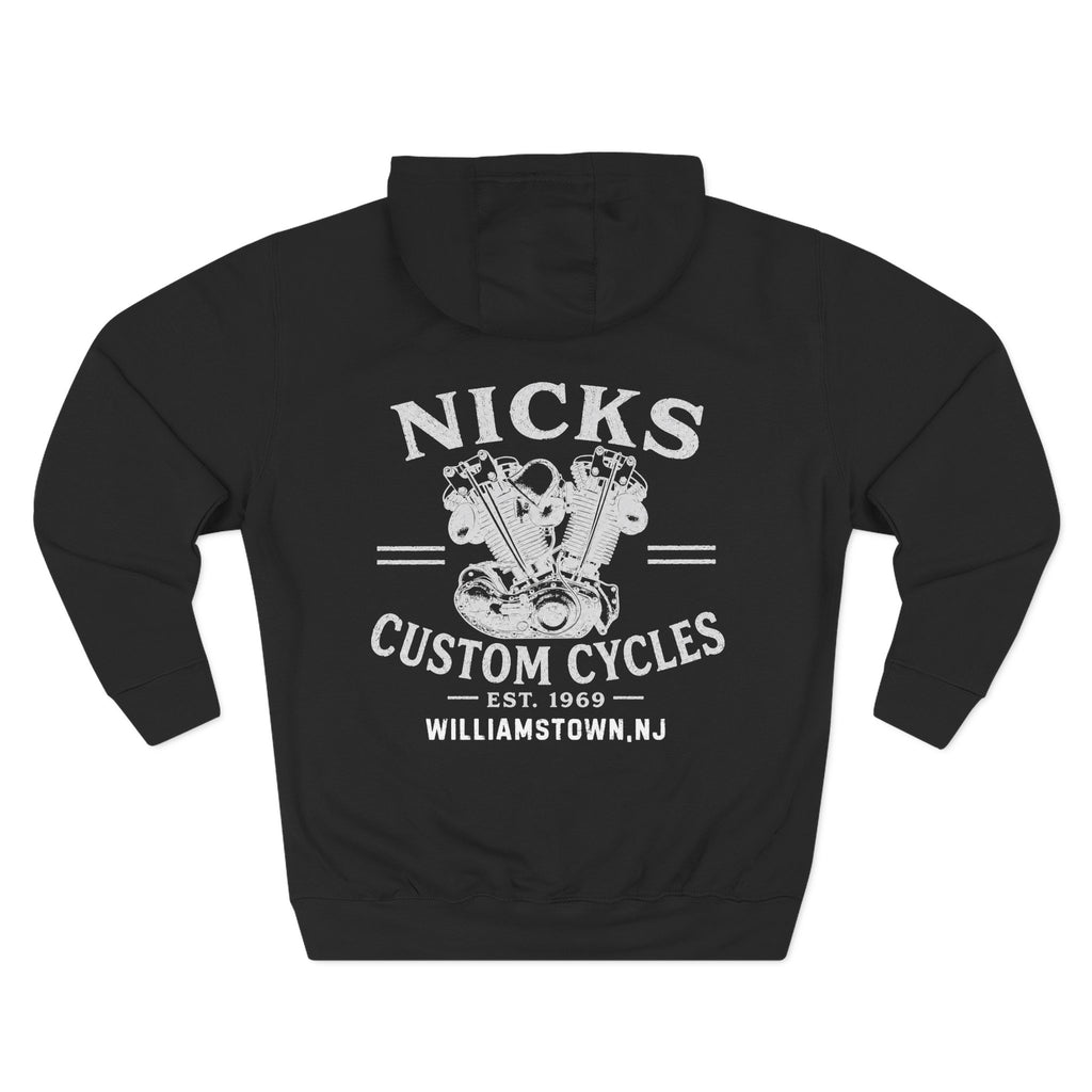 Nick's Custom Cycles Hoodie (FRONT AND BACK)
