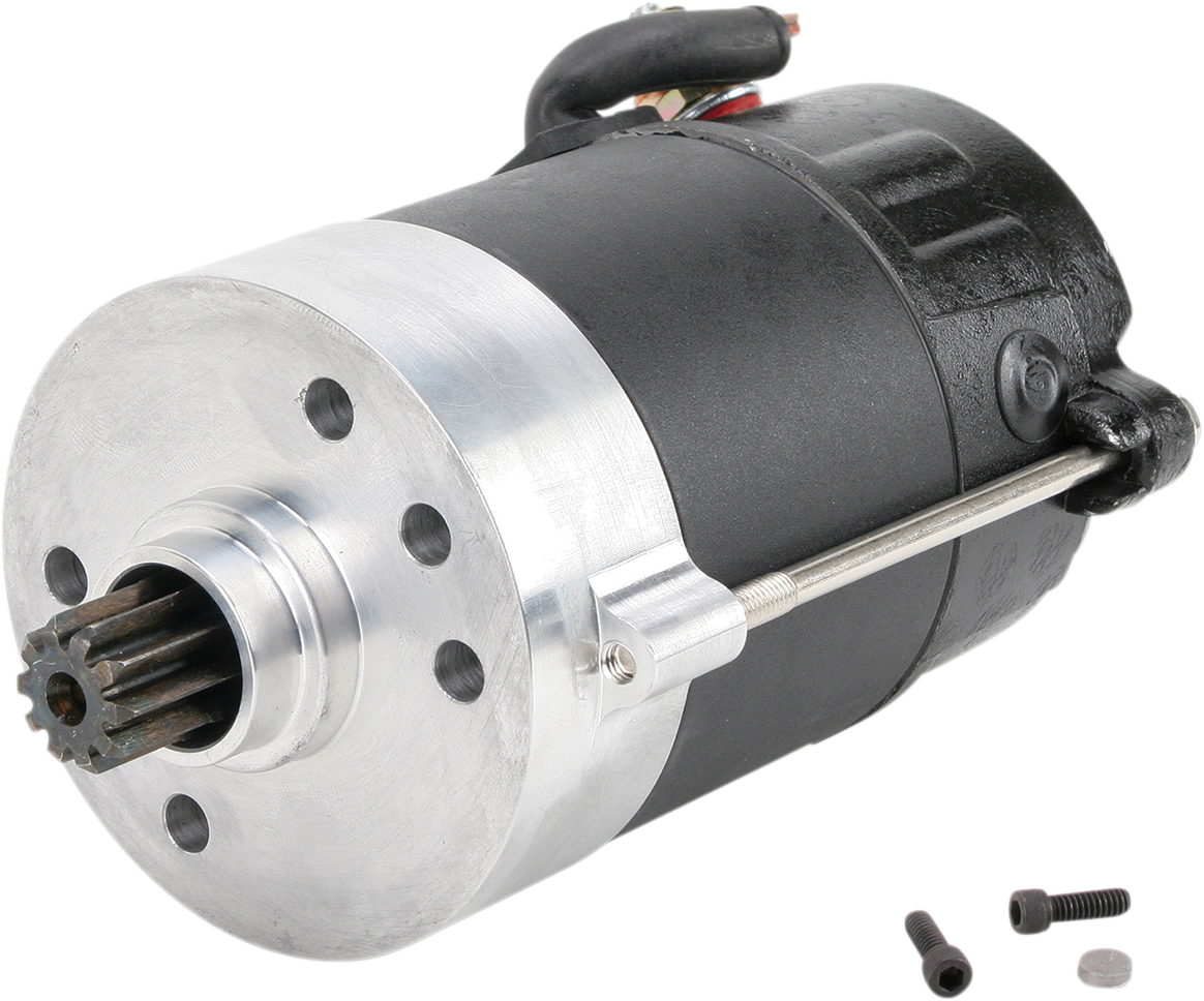 1.4kW Compact High-Performance Starter Motor | Starter - Black - '67-'80 Big Twin