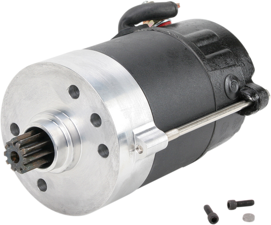 1.4kW Compact High-Performance Starter Motor | Starter - Black - '67-'80 Big Twin