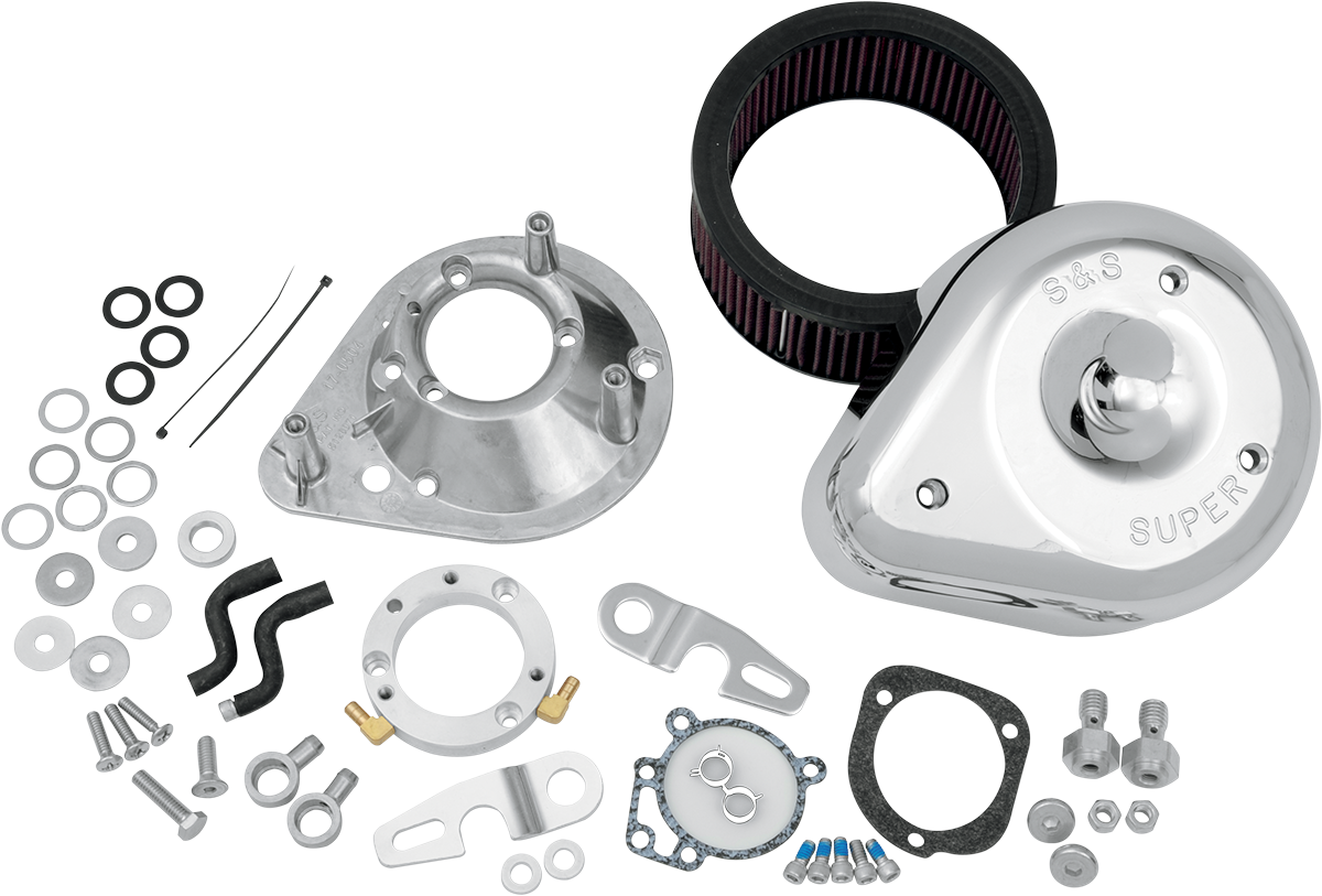Teardrop Air Cleaner Kit | Teardrop Air Cleaner Kit - Chrome