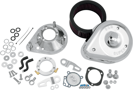 Teardrop Air Cleaner Kit | Teardrop Air Cleaner Kit - Chrome