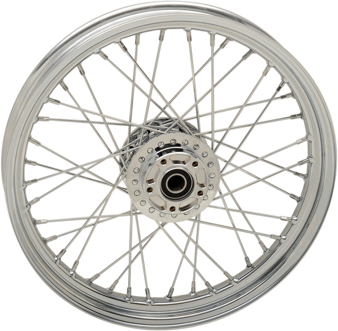 Replacement Laced Wheel | Wheel - Laced - 40 Spoke - Front - Chrome - 19x2.5 - '12-'17 Dyna