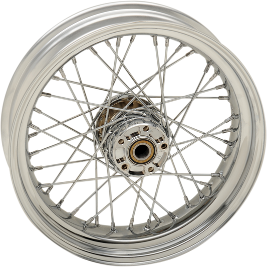 Replacement Laced Wheel | Wheel - Laced - 40 Spoke - Rear - Chrome - 17x4.5 - '08-'17 Dyna