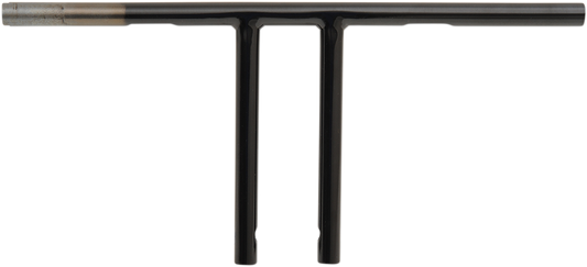 1" T-Bar | 1" T-Bar - Dimpled - Straight - 10" - Black