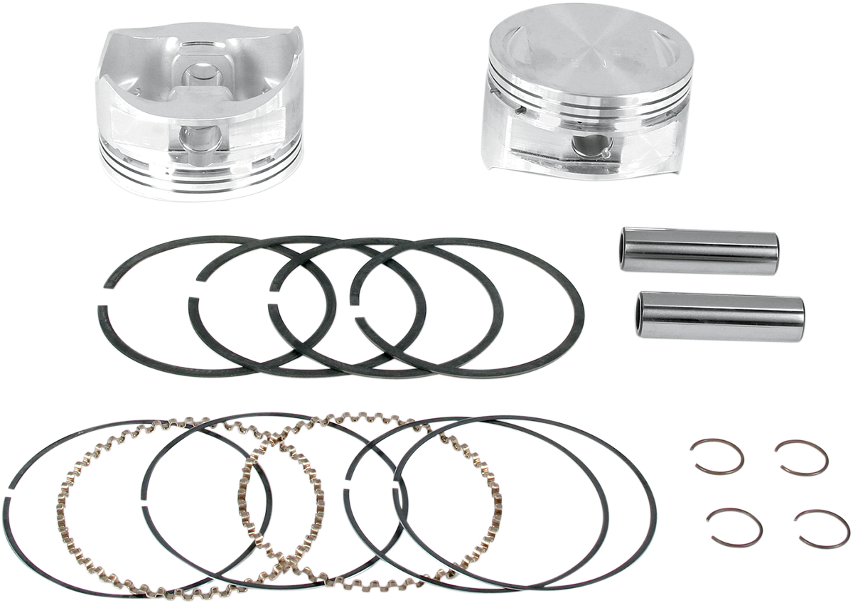 Piston Kit for S&S Motors | Piston Kit - For 100"/107" Super Sidewinder® - 4.000" - +0.010"