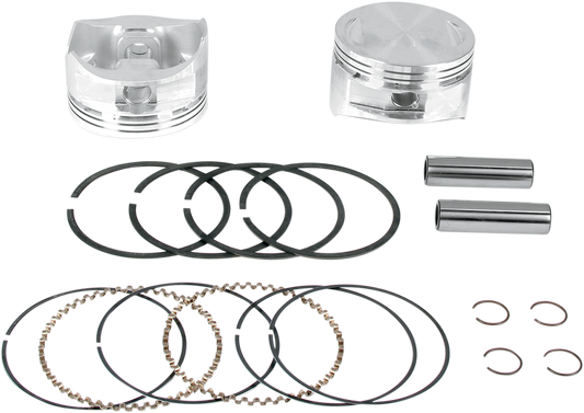 Piston Kit for S&S Motors | Piston Kit - For 100"/107" Super Sidewinder® - 4.000" - +0.010"