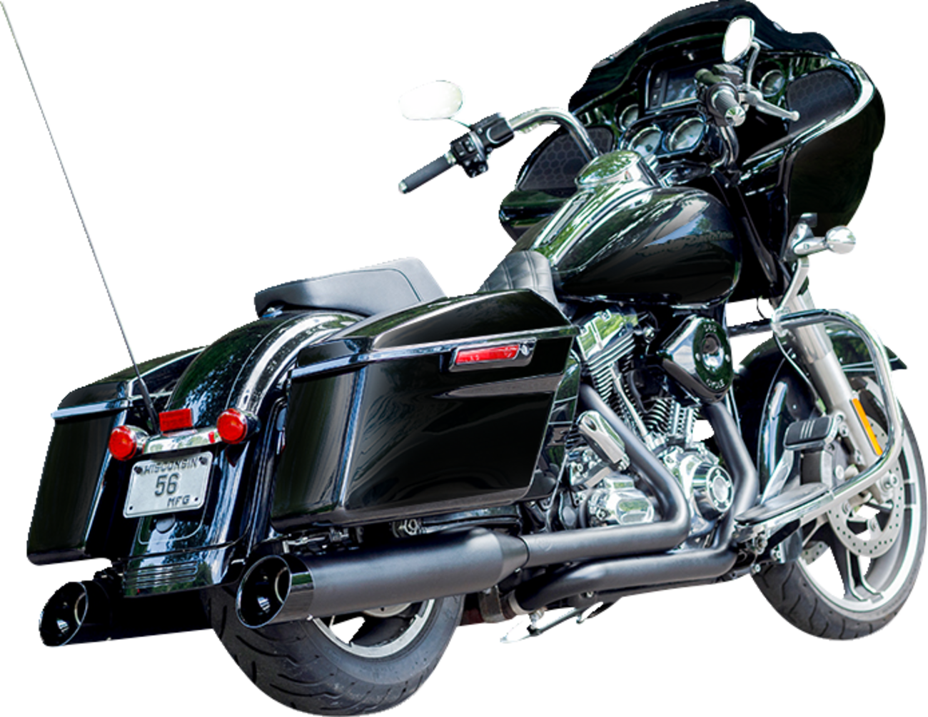 4-1/2" MK45 Cutlass Performance Mufflers | 4-1/2" Black MK45 Cutlass Performance Mufflers