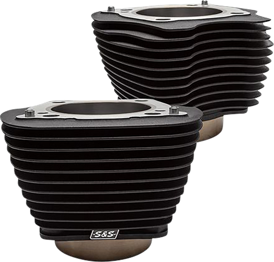 Cylinder Set | Cylinder Set - 4.25" Bore - Unhoned - Wrinkle Black w/o Highlights - M8