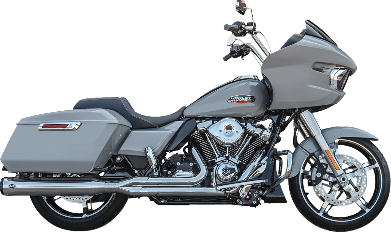 2-into-1 GNX Exhaust System | 2-into-1 GNX Exhaust System - Race Only - Chrome - Touring