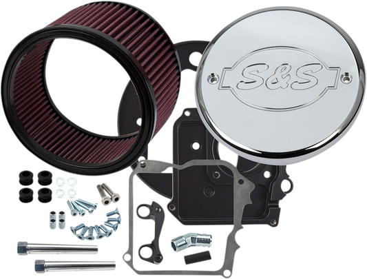 Air Cleaner Kit with Cover | Air Cleaner Kit with Cover - S&S Logo - Chrome