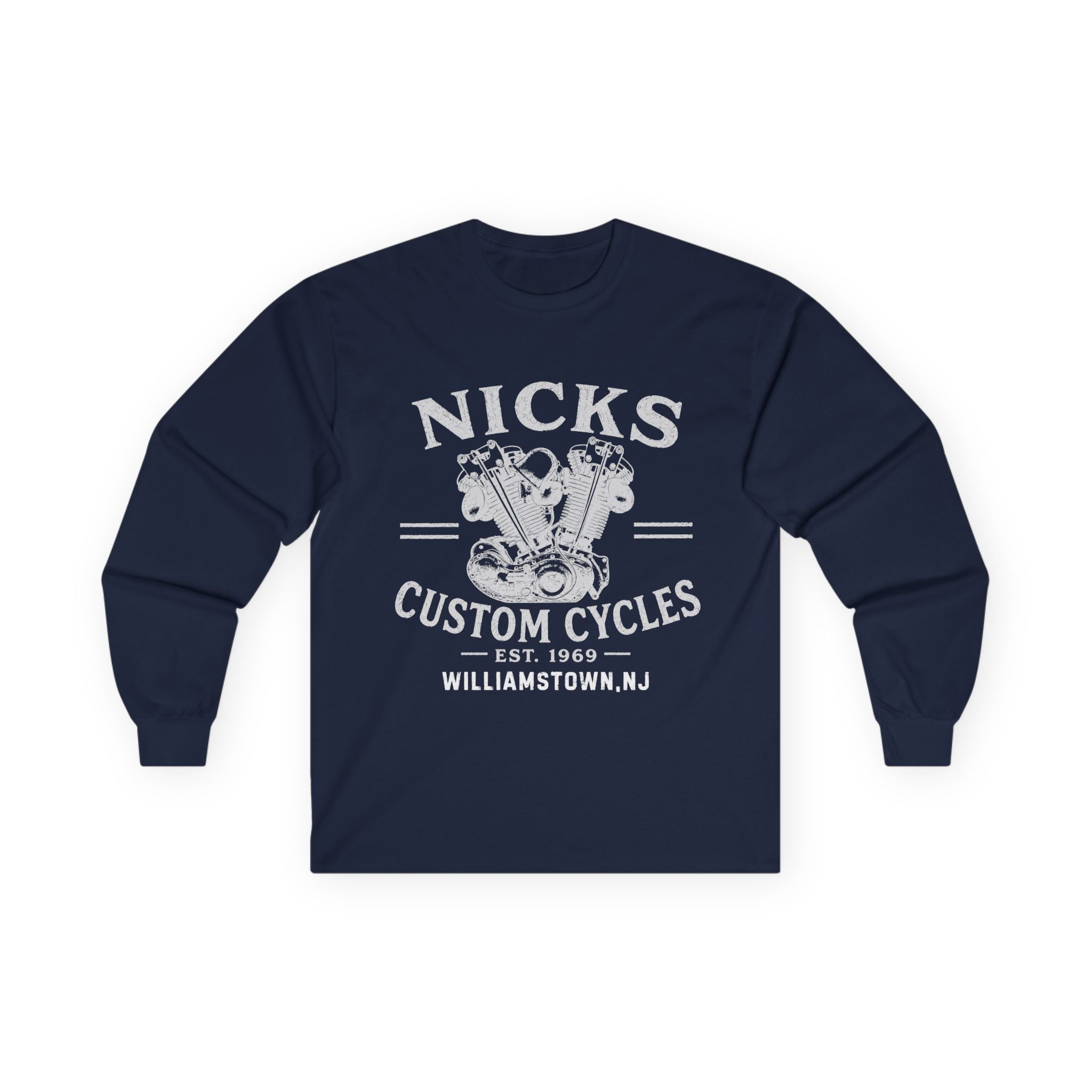 Nick's Custom Cycles Long Sleeve (FRONT ONLY)