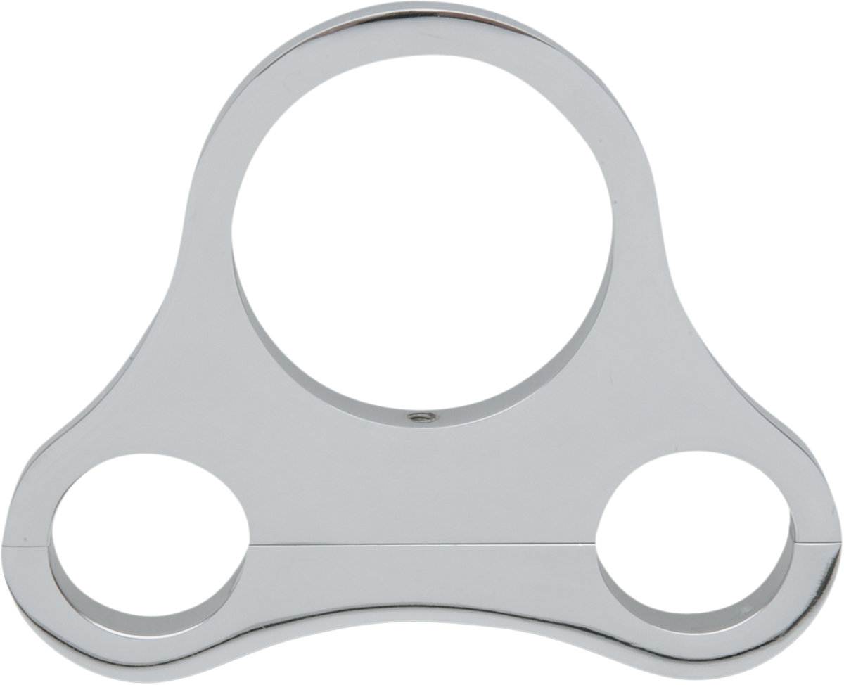 Tee-Bar Gauge Mounts | 1.25" T-Bar Single Gauge Mount - Chrome - For 2.375/2.4" Mini Gauge