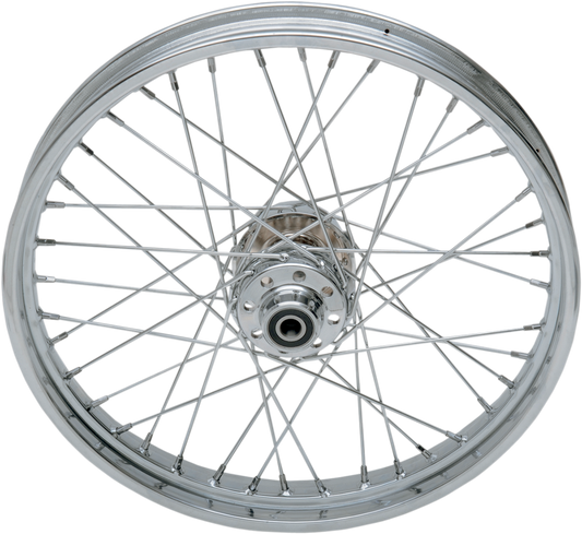 Replacement Laced Wheel | Wheel - Laced - 40 Spoke - Front - Chrome - 21x2.15 - '97-'99 Softail/Wide Glide