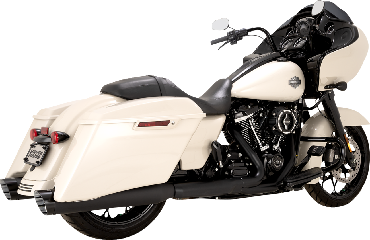 Razorback 450 Slip-On Mufflers | Razorback 450 Slip-On Mufflers - Black - M8 Bagger