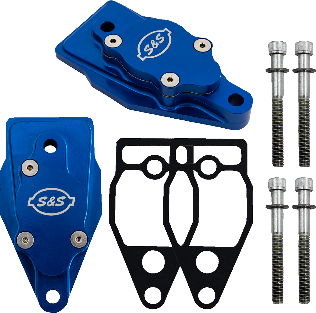 Billet Head Breather | Billet Head Breather Kit - Anodized Blue - Twin Cam '99-'17