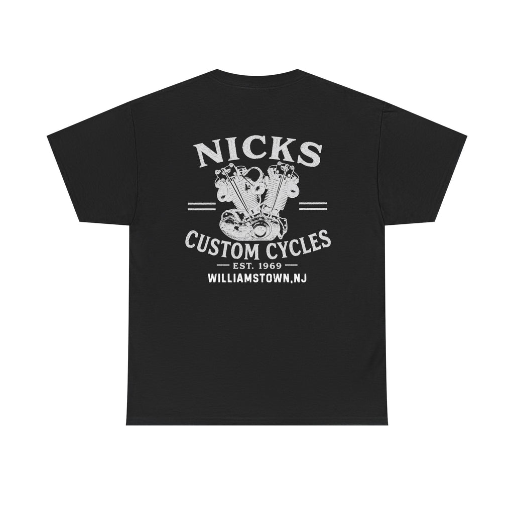 Nick's Custom Cycles T-Shirt (FRONT AND BACK)
