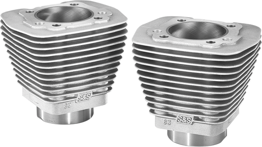 Evolution-Style Aluminum Cylinders | Cylinder - 3.500" - Natural Finish - Evolution Big Twin
