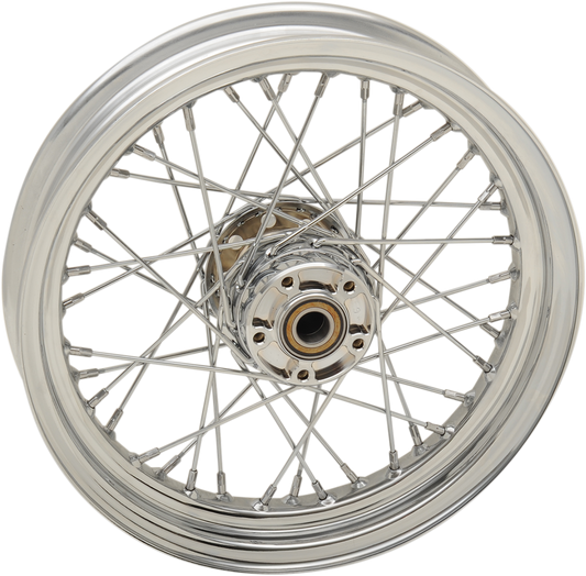 Replacement Laced Wheel | Wheel - Laced - 40 Spoke - Front - Chrome - 16x3 - '11-'17 Softail