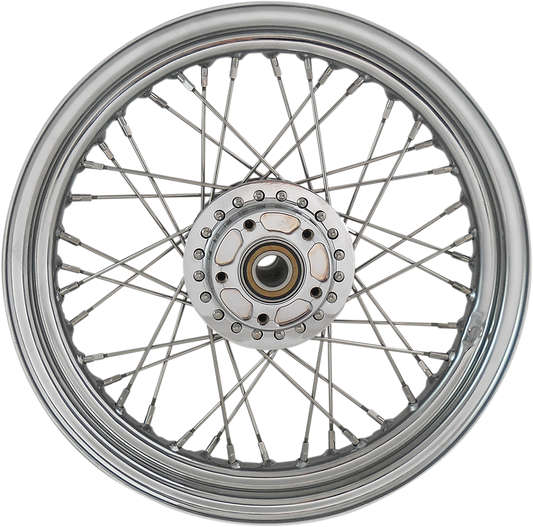 Replacement Laced Wheel | Wheel - Laced - 40 Spoke - Front - Chrome - 16x3 - '14-'22 Sportster