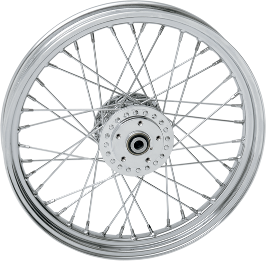 Replacement Laced Wheel | Wheel - Laced - 40 Spoke - Front - Chrome - 19x2.5 - '84-'98 Harley-Davidson