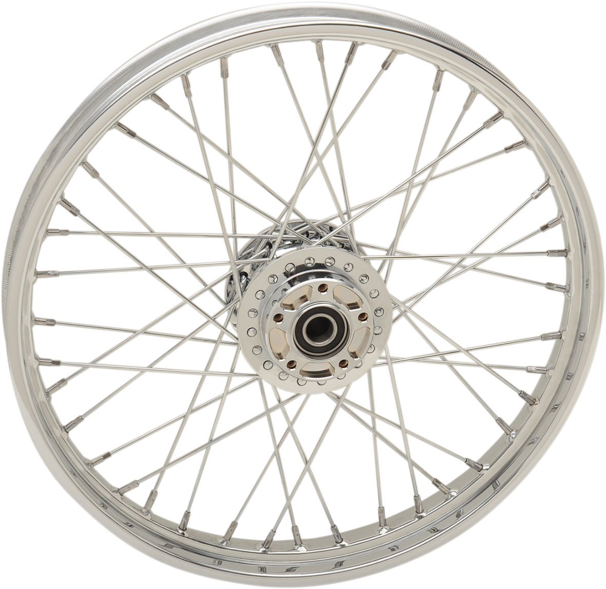 Replacement Laced Wheel | Wheel - Laced - 40 Spoke - Front - Chrome - 21x2.15 - '08-'17 Dyna