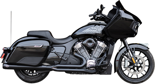 2-into-1 Qualifier Exhaust System | 2-into-1 Qualifier Exhaust System - Guardian Black - 49 State - Indian with PowerPlus