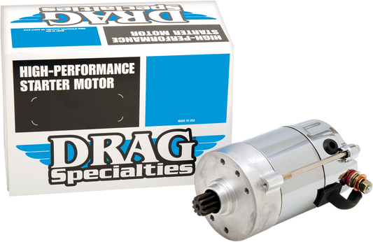 1.4kW Compact High-Performance Starter Motor | Starter - Chrome - '74-'76 Big Twin