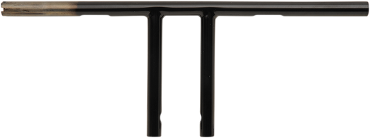 1" T-Bar | 1" T-Bar - Dimpled - Straight - 8" - Black
