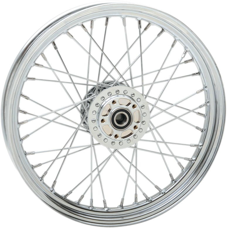 Replacement Laced Wheel | Wheel - Laced - 40 Spoke - Front - Chrome - 19x2.5 - '04-'05 Dyna