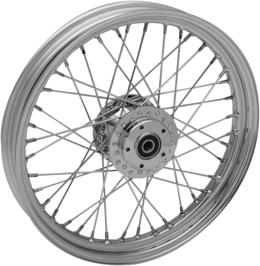 Replacement Laced Wheel | Wheel - Laced - 40 Spoke - Front - Chrome - 19x2.5 - '06-'07 Sportster