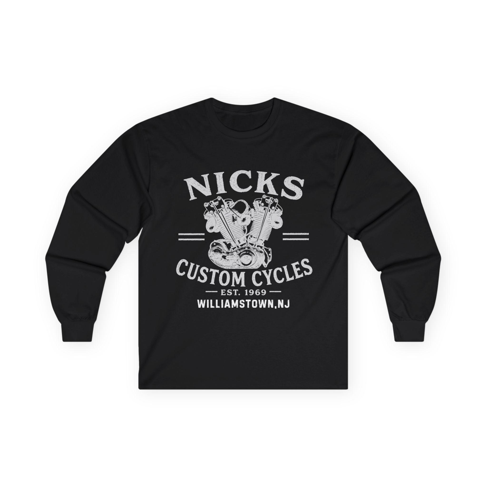 Nick's Custom Cycles Long Sleeve (FRONT ONLY)